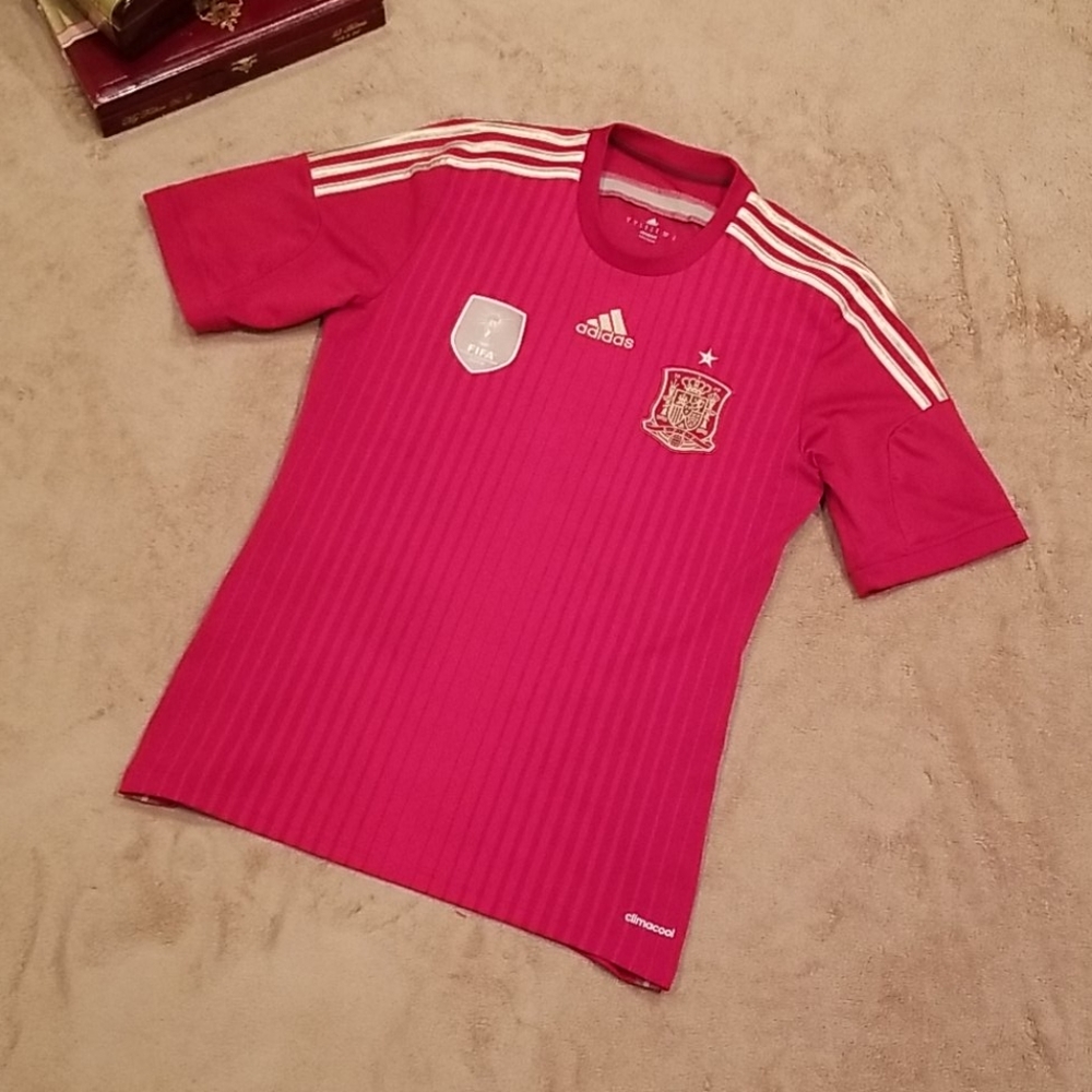 ADIDAS men's Spain home jersey, kit, climalite - Picture 2 of 6